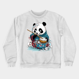 Ramen Panda Crewneck Sweatshirt